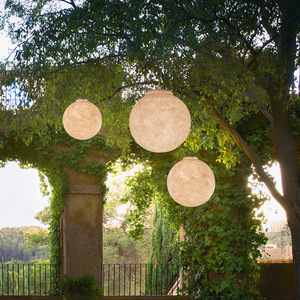 Lámpara colgante esférica LED decorativa para exteriores, impermeable, con forma de luna, para jardín, patio, villa - Product Image 3