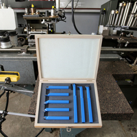 Accessoires de machine, pièces de tour, outils de tournage à pointe en carbure, ensemble de 8 pièces
