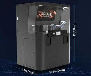 Machine à café expresso automatique robotisée IA haute performance avec bras barista robotisé et fonctionnement sans contact pour aéroports et centres commerciaux - Product Image 6