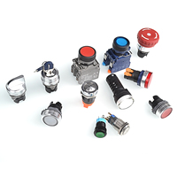 Botón de Paro de Emergencia QDN22SA3-M1-M, Material Plástico/Metálico Resistente, 22mm, Control Industrial con Bloqueo/Momentáneo