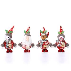 Oferta Especial: Pequeño Adorno Navideño de Papá Noel de Pie, Decoración de Muñeco de Dibujos Animados para Árbol de Navidad - Product Image 1