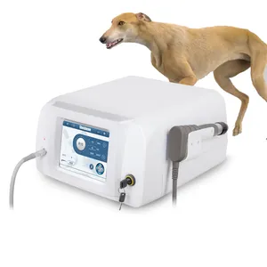 Máquina de ondas de choque veterinaria de caballo para alivio del dolor de terapia de ultrasonido portátil profesional para fisioterapia