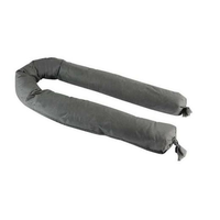 Chaussette absorbante universelle écologique en polypropylène 100% recyclé, flexible, pour la collecte de toutes les liquides, gris