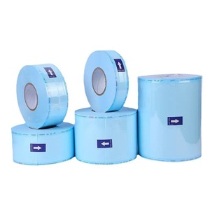Bolsas de rollo para esterilización dental, azules, certificadas EN868 CE, de grado médico, para esterilización con vapor a alta temperatura y óxido de etileno. - Product Image 3