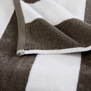 Khăn Đi Biển Bằng Cotton Khăn Hồ Bơi Sọc Dày Sang Trọng Siêu Lớn 70*140Cm Khăn Bơi Sọc Mềm Cho Người Lớn Nam Nữ - Product Image 2