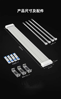 ARGB LED-Streifenlicht-Verlängerung kabel für PC-Gaming-Computer ARGB-GPU-Netzteil kabel 3*8(6 2) Pin Strimer-Verlängerung kabel K.