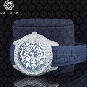 Montre en diamant de bonne qualité, bijou exclusif, montre-bracelet avec des performances durables, disponible à un bon prix - Product Image 3