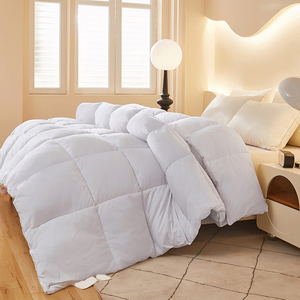 Chất Lượng Cao Comforter 100% Polyester Cotton Khách Sạn Linen Comforter Sang Trọng Vua Khăn Trải Giường Bộ Đồ Giường Bộ - Product Image 1