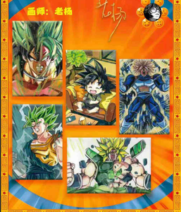 Cartes de collection PGU Dragon Balls Art Boards, cartes d'anime japonais <span class=keywords><strong>DBZ</strong></span> <span class=keywords><strong>Super</strong></span> Saiyan, cartes à jouer en papier coloré pour enfants, jouets cadeaux - Product Image 4