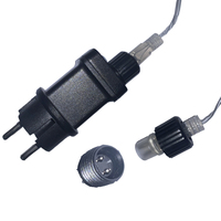 Alimentation LED étanche 12W DC PC IP44 avec adaptateur de prise résistant à la pluie pour pilotes LED, certifiée SAA ETL CE UKCA FCC GS