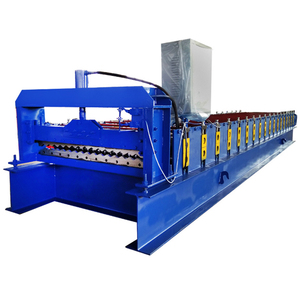 Mini ondulé rouleau formant la machine à cintrer les tôles 990 toit faisant à vendre avec certificat CE BV - Product Image 2