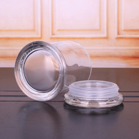 Conteneur de bougie en verre transparent de luxe unique, best-seller, 2 oz, 7 oz, 10 oz, avec logo personnalisé, pot à bougie vintage élégant et transparent avec couvercle