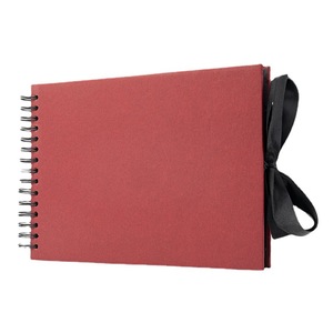 A4 DIY Scrapbooking Set avec 40 Pages Noires Scrapbook Album <span class=keywords><strong>Photo</strong></span> et Livre d'Or de Mariage Reliure <span class=keywords><strong>en</strong></span> Spirale pour <span class=keywords><strong>Croquis</strong></span> au Crayon - Product Image 4