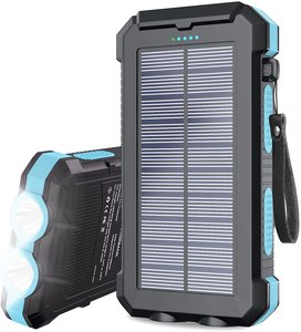 2025 <span class=keywords><strong>chargeur</strong></span> haute capacité 20000mah étanche banque d'énergie solaire Powerbank Mobile banques d'énergie solaire pour téléphone portable - Product Image 1