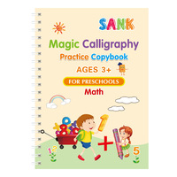 Carnet réutilisable pour enfants anglais magicbook cahier d'écriture bosquet avec stylo magique
