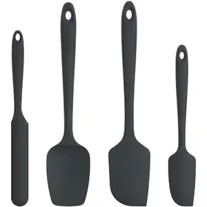 Wholesale High Quality BPA Free Silicone Cooking Kitchen Utensils Spatula Set For Home Kitchen Baking