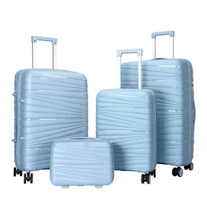 OMASKA 2023 Wholesale PP Luggage Travel Bags Set Pp Traveling Luggage Suit Case 3 Pcs Luggage Suitcases