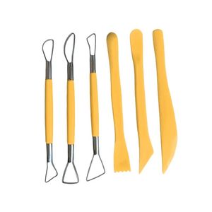 5 miếng gốm khắc công cụ, bộ công cụ đất sét nhựa, - Product Image 1