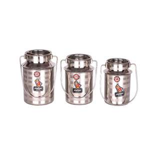 Latas de almacenamiento de leche de acero inoxidable Premium de uso diario Material Acero inoxidable F LECHE Y JUGO PUEDE - Product Image 5