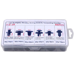 Hz-28 Car Bumper Fender <b>Clips</b> 88pcs Universal Fastening <b>Buckles</b> For Automotive Repair - Product Image 4