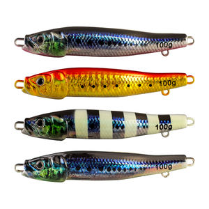 60g,80g,100g,150g,180g,200g <span class=keywords><strong>Little</strong></span> <span class=keywords><strong>Jack</strong></span> Metal Addiction Leurres d'impression 3D Leurre de pêche à la turlutte lente Leurre de gabarit en métal lumineux - Product Image 1