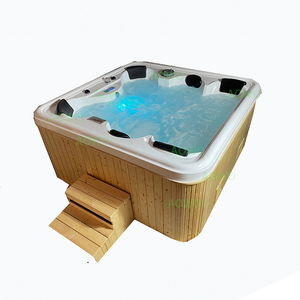 6 personnes Balboa américain acrylique Hot Tube extérieur Jacuzzier Villa fête baignoire Massage debout sol sexxy hot tube <span class=keywords><strong>spa</strong></span> - Product Image 5