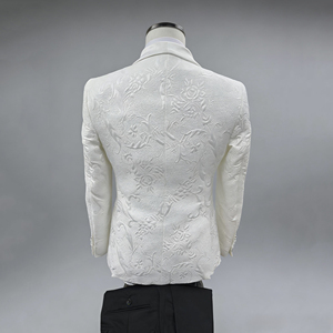 <span class=keywords><strong>Costume</strong></span> de luxe pour <span class=keywords><strong>homme</strong></span>, ensemble 3 pièces, mariage, affaires, smoking <span class=keywords><strong>noir</strong></span> brillant avec strass, coupe ajustée, design élégant - Product Image 5