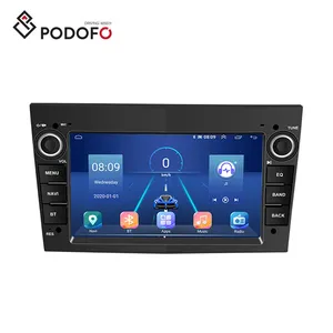 Podofo สเตอริโอวิทยุในรถยนต์ระบบแอนดรอยด์8คอร์สำหรับ Opel 7นิ้วหน้าจอ IPS 8 + 128GB CarPlay Android Android Auto Ai Voice WIFI 4G BT FM RDS