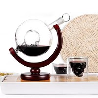 Gobelet en verre à liqueur en os à tête creuse en forme de globe Offre Spéciale de L Set Design unique pour whisky Tequila Para Wine