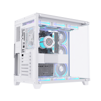 ALSEYE Special Design Computer Case 360 Cooler Ocean-9-W White Color PC Case With 3 Sides Glass Window