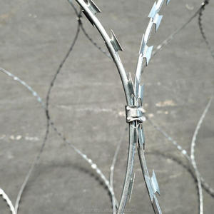 <span class=keywords><strong>ลวดหนาม</strong></span>กันขโมยแบบจุ่มสังกะสีร้อน CBT-65 สำหรับรั้วป้องกัน <span class=keywords><strong>ลวดหนาม</strong></span>แบบโค้งงอความแข็งแรงสูง - Product Image 2