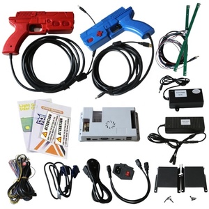 2/4 người chơi tự làm trò chơi Arcade Bộ dụng cụ Pandora hộp PCB bảng giật lực Alpha Súng Max ánh sáng súng bắn súng hỗ trợ Trackball - Product Image 1