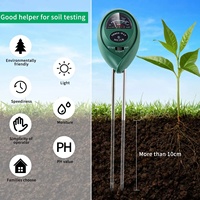 Medidor de humedad del suelo, Detector de humedad y acidez del PH, dispositivos especiales de jardín, 3 en 1 herramientas de jardinería, probador de plantación de flores