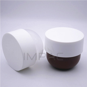 Bát hình dạng PP cơ thể bơ Frosted nhựa <span class=keywords><strong>Jar</strong></span> với vít nắp cap 250ml cho đường chà container - Product Image 1