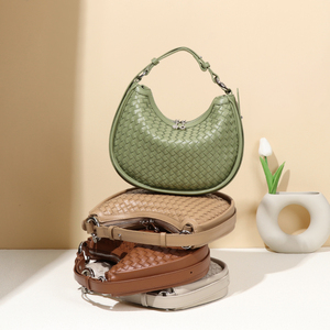 <span class=keywords><strong>Sac</strong></span> à main pour femmes <span class=keywords><strong>sac</strong></span> en gros <span class=keywords><strong>sac</strong></span> tissé français vent paresseux texture en cuir souple en gros main porter croissant <span class=keywords><strong>sac</strong></span> tricoté à la main - Product Image 4