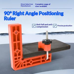 Positionneur d'angle droit 90 degrés en <span class=keywords><strong>L</strong></span> pour la fixation de dalles de pierre, équerres d'angle en plastique graduées pour la construction et le travail du bois - Product Image 2