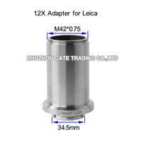 Adaptateur de montage de Microscope M42, oculaire, 1,5 x, pour Microscope Olympus, Nikon, Leica