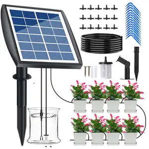 Solar Power Plant Rega Casa Jardim Planta Interior DIY Kit Rega Potted Smart Sistema De Irrigação Por Gotejamento Automático Micro