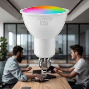 Projecteur intelligent RGBW certifié CE avec Wi-Fi et commande vocale 6W AC85-265V LED <span class=keywords><strong>GU10</strong></span> dimmable en plastique Garantie 2 ans 9W - Product Image 5