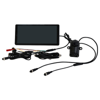 Cámara de doble lente Sistema DVR para vehículos Pantalla IPS de 12,3 pulgadas Monitor de espejo Retrovisor lateral electrónico dividido para camiones de servicio pesado Autobús