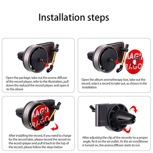 Car <strong>air</strong> Conditioning Accessories <strong>Vintage</strong> Gramophone Aroma Diffuser <strong>air</strong> <strong>Fresheners</strong> for Cars - Product Image 4