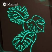 Letrero LED de Neón con Diseño de Palmera, Luz Decorativa Tropical | Lámpara LED de Neón para Decoración de Paredes en Casas de Playa y Fiestas de Verano |   Regalos Personalizados al por Mayor