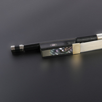 Best Selling Products 1Pcs New 4/4 Black Carbon Fiber Violin Black Carbon Bow 4/4 Violin Bow 3/4 1/2 1/4 Violin Accessories