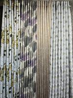Rideaux occultants modernes en polyester 100% avec motif de feuilles à œillets, fabrication de rideaux en gros, personnalisables, pour fenêtres de maison