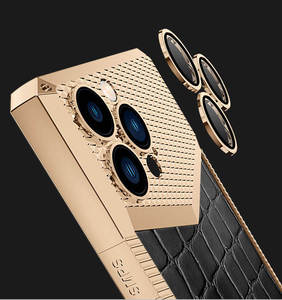 Étui de téléphone en cuir imprimé crocodile électro-plaqué populaire 2023 Anti-chute pour <span class=keywords><strong>Iphone14</strong></span> <span class=keywords><strong>Pro</strong></span> Max avec film de protection d'objectif Étui antichoc - Product Image 6