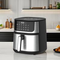 Friteuse à air sans huile B-60011, capacité 5,5 L, friteuses à air électriques sans huile, friteuse à air saine