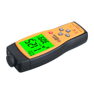Détecteur de gaz CO2 professionnel avec alarme sonore et lumineuse, moniteur de qualité de l'air intérieur haute précision - Product Image 1