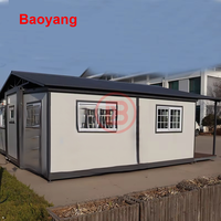 Casa Modular Prefabricada de Acero de 2 Dormitorios, Plegable, Diseño Moderno Personalizado, Casa Portátil en Venta