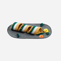 Tapis de forrage interactif pour petits animaux, tunnel multi-formes à combiner librement, pour cochon d'Inde et lapin, personnalisation disponible