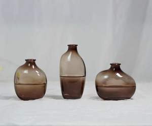 <span class=keywords><strong>Vases</strong></span> en verre minimalistes en gros pour décorations de table, parfaits pour les restaurants, les cloisons de bars à boissons froides et les cafés - Product Image 3